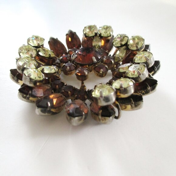 Jay Flex Sterling Brooch Large Size Made in Canada Vintage - Picture 3 of 6